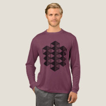 Sammansatta Trianglar Tri-blend Tröja
