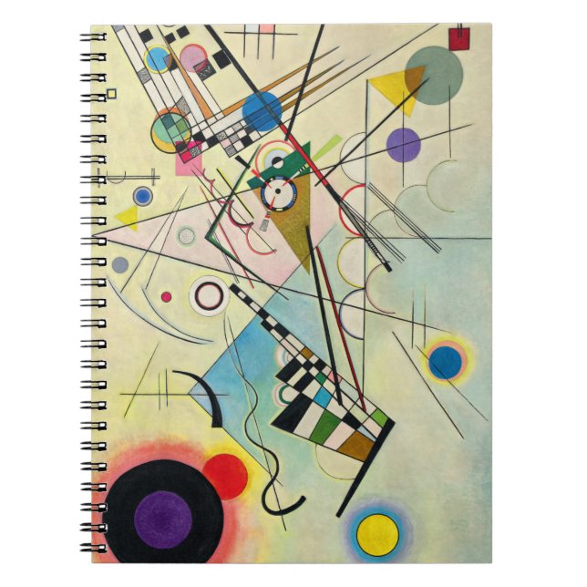 Sammansättning 8, 1923, av Wassily Kandinsky Anteckningsbok (Framsidan)