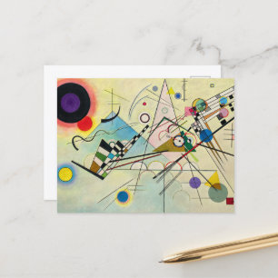 Sammansättning 8 av Wassily Kandinsky Helg Vykort