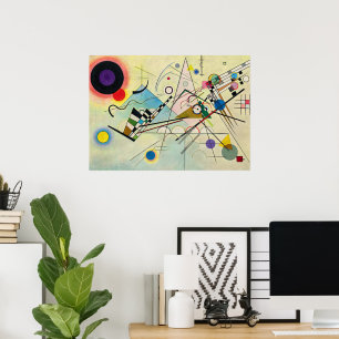 Sammansättning 8 av Wassily Kandinsky Poster