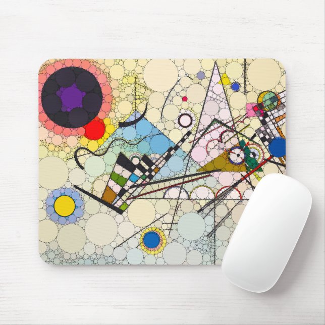 Sammansättning 8, punkter efter Wassily Kandinsky Musmatta (Med mus)