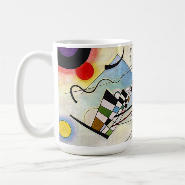 Sammansättning 8 Wassily Kandinsky Kaffemugg (Vänster)