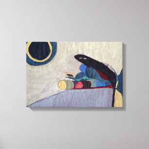 "Sammansättning", Abstrakt Art Wrapped Canvas