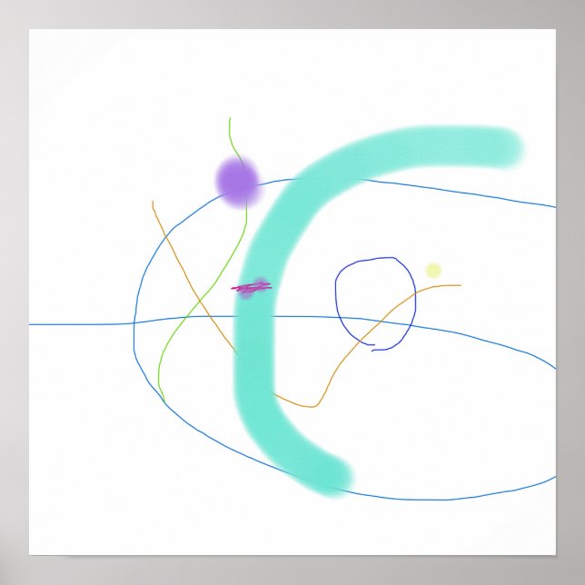 Sammansättning av dynamisk Abstrakt Poster (Framsidan)