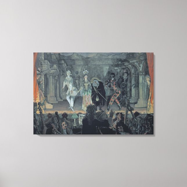 Sammansättning av frimurare innan ett canvastryck (Framsida)