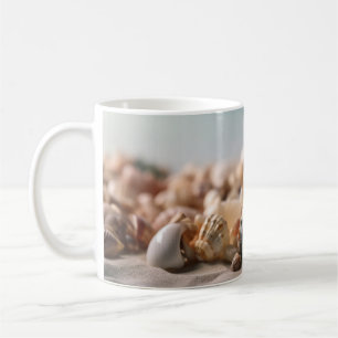 Sammansättning av snäckor av unika former kaffemugg
