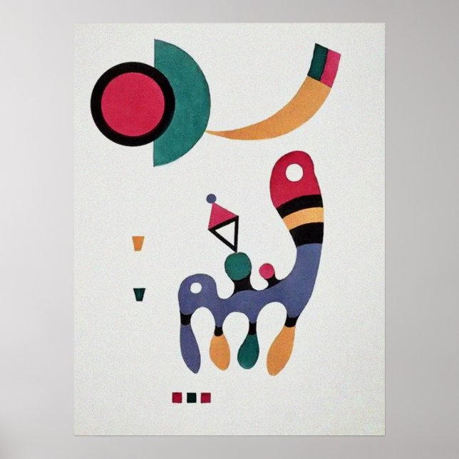 Sammansättning Biomorf Abstraction - Kandinsky Poster (Framsidan)