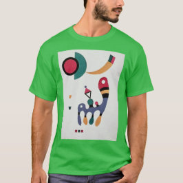 Sammansättning Biomorf Abstraction - Kandinsky T Shirt