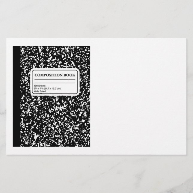 Sammansättning Bok/Student-lärare Brevpapper (Framsida)