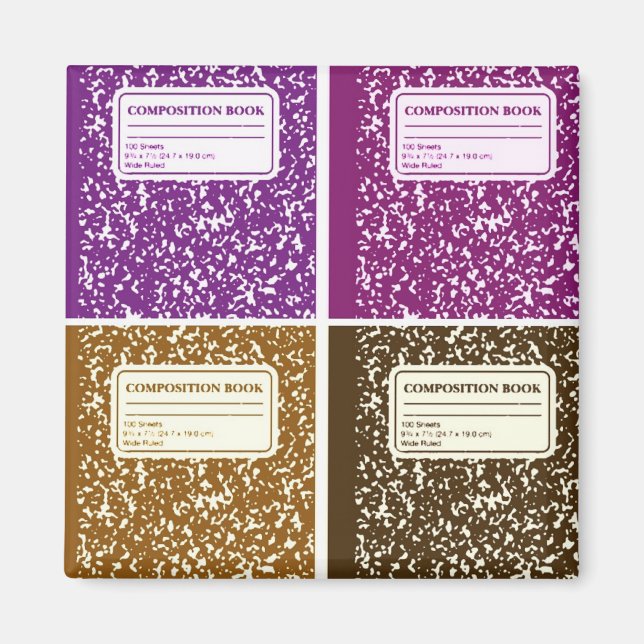 Sammansättning Bok/Student-lärare Magnet (Framsidan)