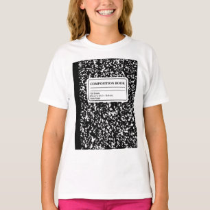 Sammansättning Bok/Student-lärare T-shirt