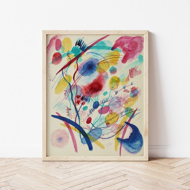 Sammansättning i Gulten Röd blå Grönt | Kandinsky Poster (Skapare uppladdad)