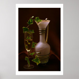 Sammansättning i lila poster