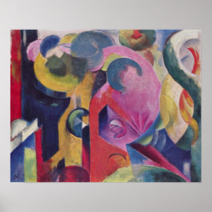 Sammansättning III av Franz Marc Marc Poster