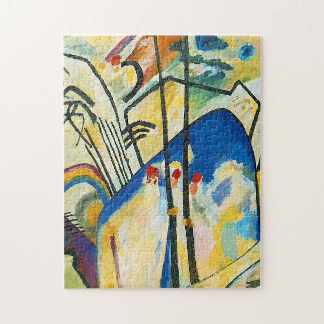 Sammansättning IV av Vassily Kandinsky Pussel (Vertikal)