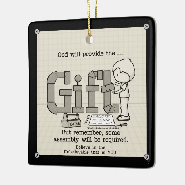 Sammansättning krävs julgransprydnad keramik (Vänster)