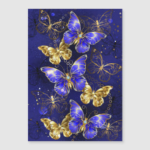 Sammansättning med Sapphire Butterflies