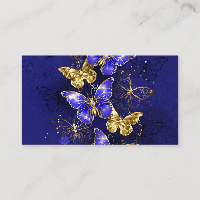 Sammansättning med Sapphire Butterflies (Framsida)