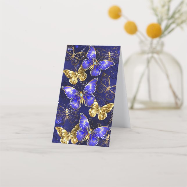 Sammansättning med Sapphire Butterflies Lojalitetskort (Baksida)