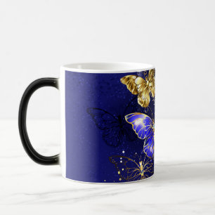 Sammansättning med Sapphire Butterflies Magisk Mugg