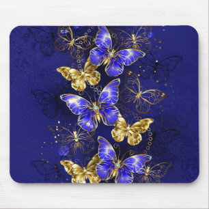 Sammansättning med Sapphire Butterflies Musmatta