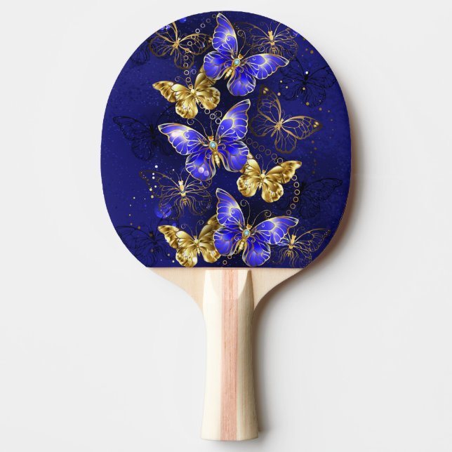 Sammansättning med Sapphire Butterflies Pingisracket (Framsidan)