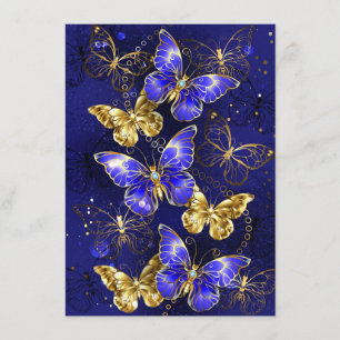 Sammansättning med Sapphire Butterflies Tilläggskort