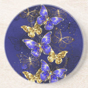 Sammansättning med Sapphire Butterflies Underlägg