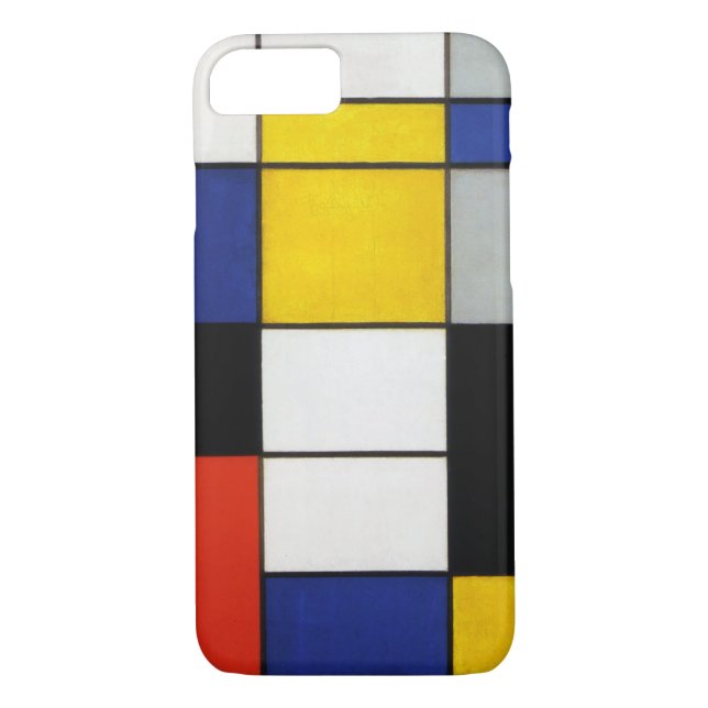 Sammansättning, Mondrian Case-Mate iPhone Skal (Baksida)