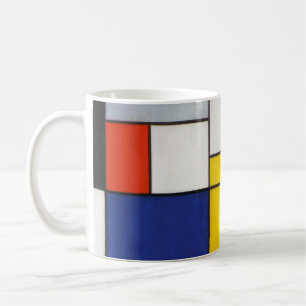 Sammansättning, mondrian kaffemugg