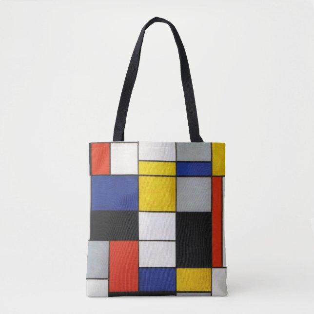 Sammansättning, mondrian tygkasse (Framsida)