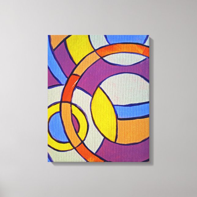 Sammansättning nr 14 från Michael Moffa Canvastryck (Framsida)