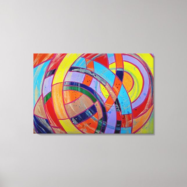 Sammansättning nr 15 från Michael Moffa Canvastryck (Framsida)