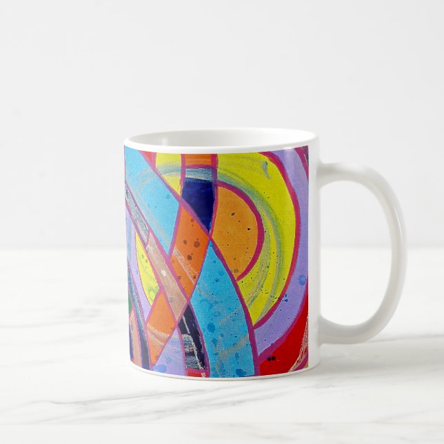Sammansättning nr 15 från Michael Moffa Kaffemugg (Höger)
