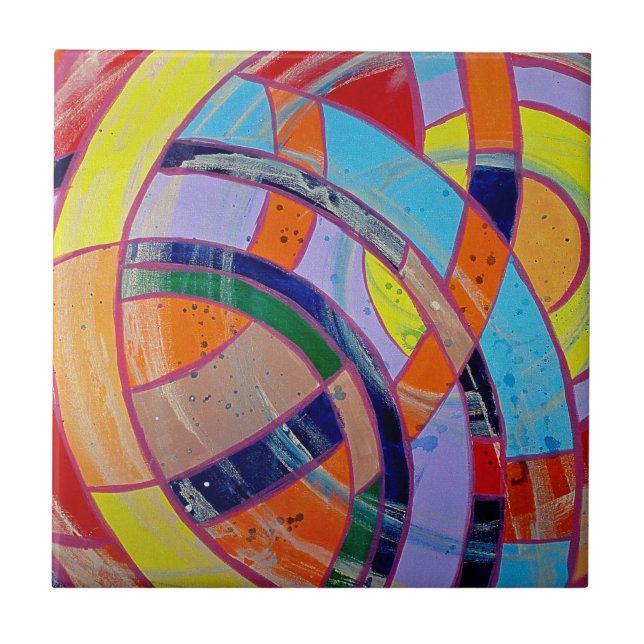 Sammansättning nr 15 från Michael Moffa Kakelplatta (Framsidan)