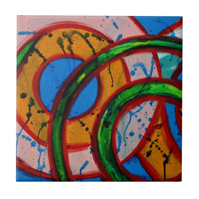 Sammansättning nr 20 från Michael Moffa Kakelplatta (Framsidan)