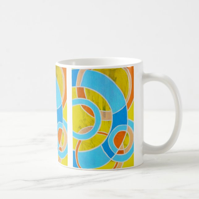 Sammansättning nr 23 från Michael Moffa Kaffemugg (Höger)