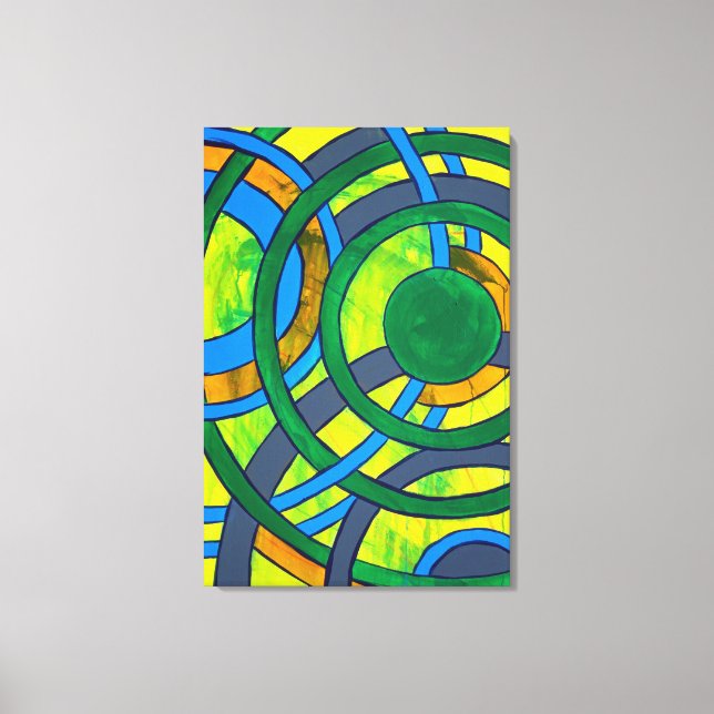 Sammansättning nr 28 från Michael Moffa Canvastryck (Framsida)