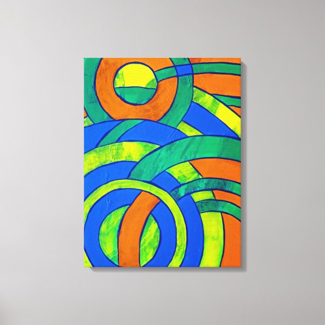 Sammansättning nr 30 från Michael Moffa Canvastryck (Framsida)