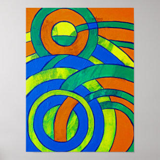 Sammansättning nr 30 från Michael Moffa Poster