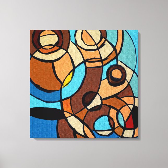 Sammansättning nr 32 från Michael Moffa Canvastryck (Framsida)