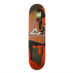 Sammansättning (olja på kanfas) skateboard bräda 19,5 cm