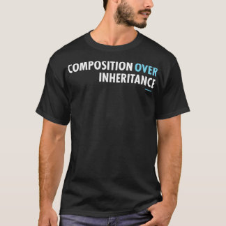 Sammansättning över ärvda principprogram t shirt
