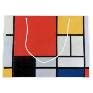 Sammansättning Röd, Gult, Blå, Svart, Mondrian