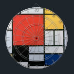 Sammansättning Röd, Gult, Blått, Svart | Mondriaan Darttavla<br><div class="desc">Sammansättning med Red,  Gult,  Blue och Black är en 1921-målning av Piet Mondriaan.</div>