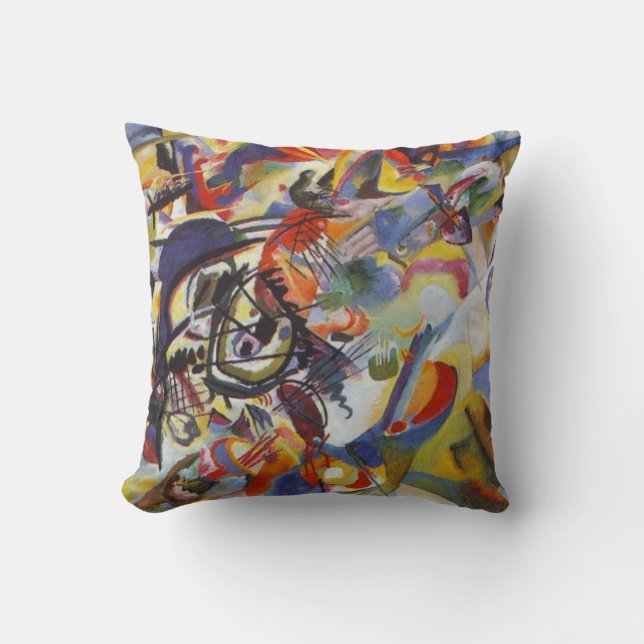 Sammansättning VII Wassily Kandinsky Kudde (Framsida)