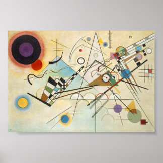 Sammansättning VIII av Kandinsky. Poster