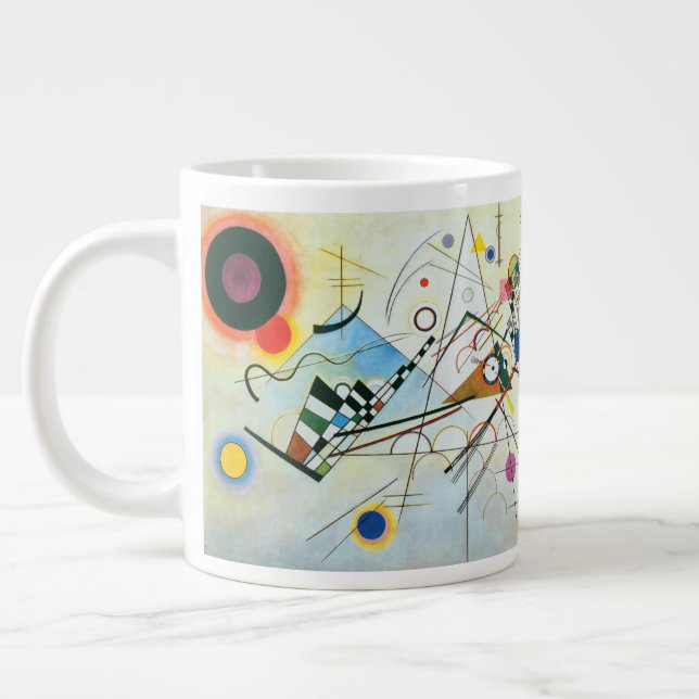 Sammansättning VIII av Wassily Kandinsky Jumbo Mugg (Vänster)