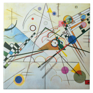Sammansättning VIII av Wassily Kandinsky Kakelplatta