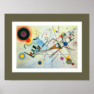 Sammansättning VIII av Wassily Kandinsky Poster